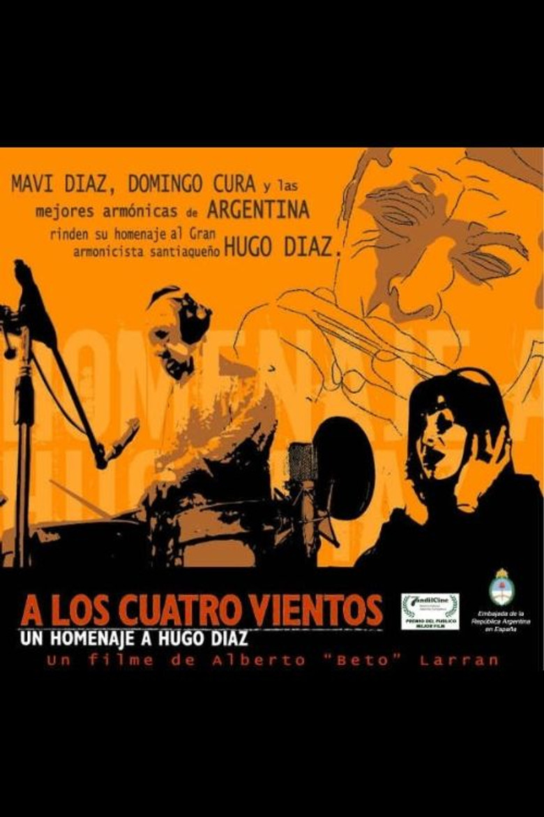 A los cuatro vientos poster background