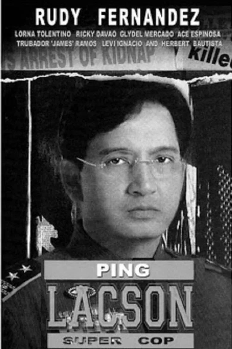 Ping Lacson: Super Cop poster background