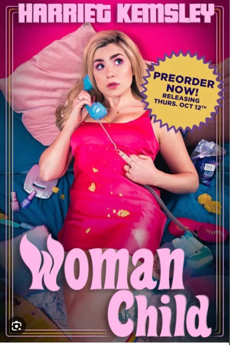 Harriet Kemsley: Woman Child poster background