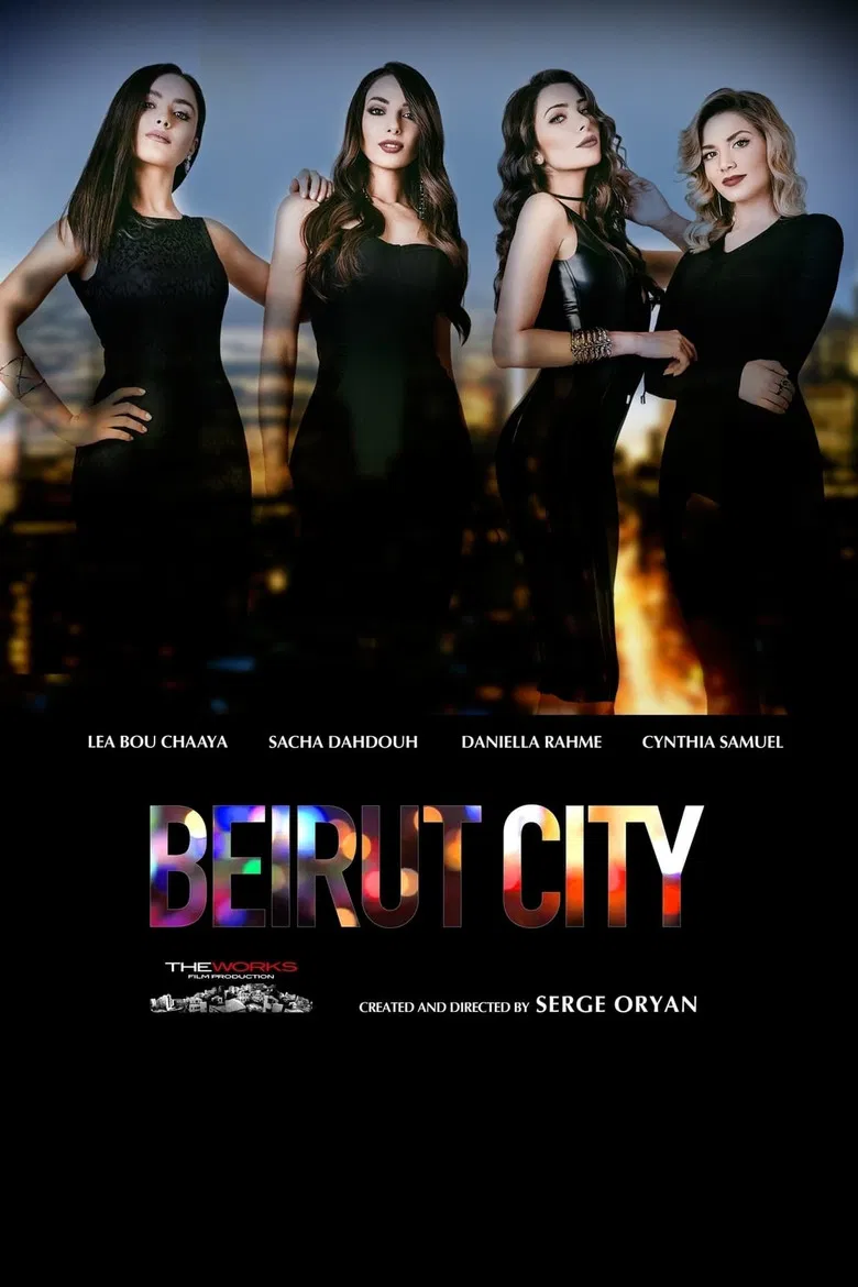 Beirut City poster background