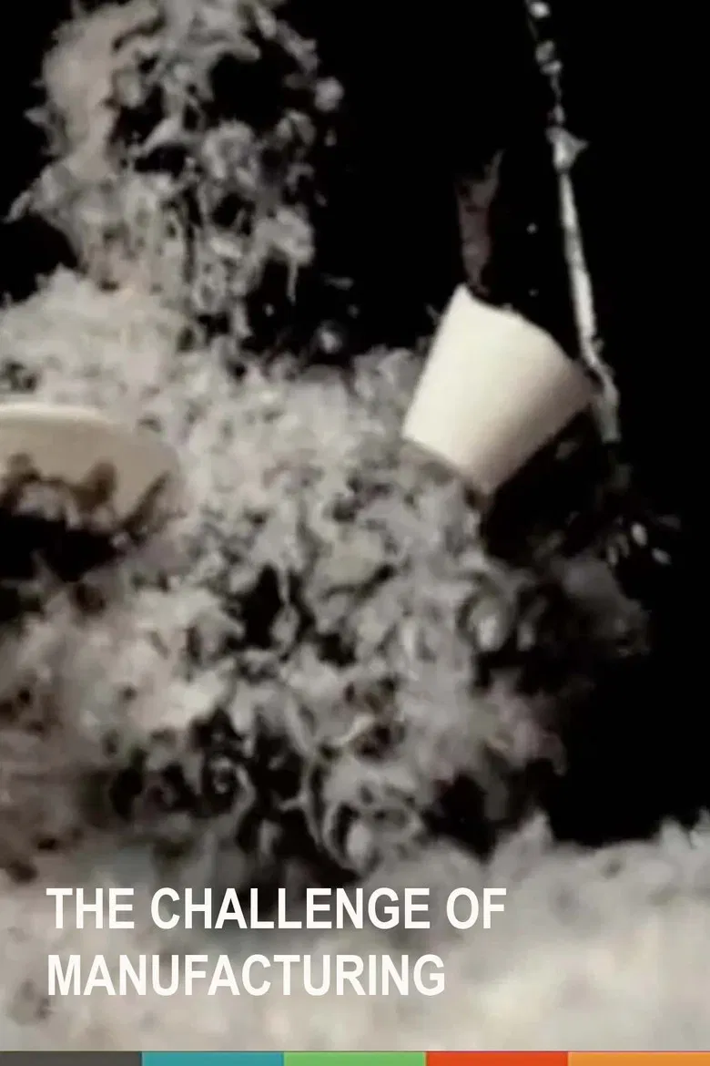 The Challenge of Manufacturing poster background