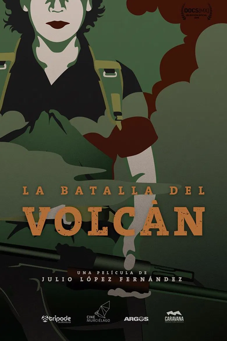 La Batalla Del Volcán poster background