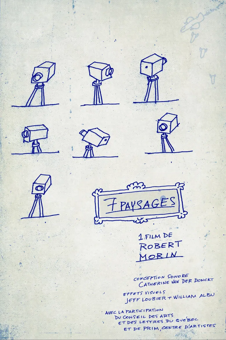 7 landscapes poster background