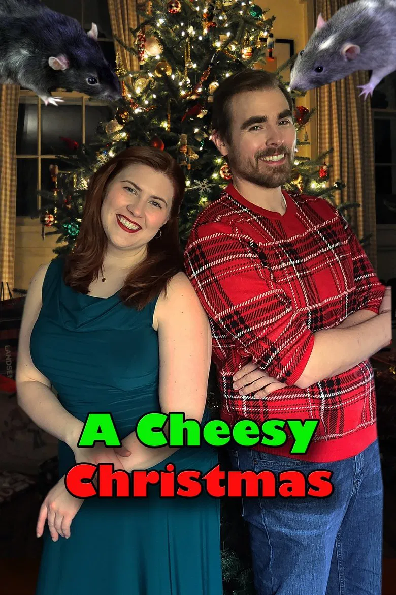 A Cheesy Christmas poster background