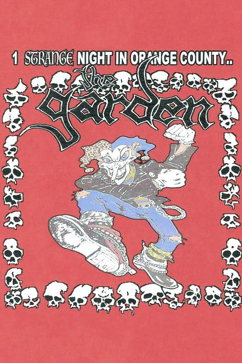 One Strange Night in Orange County “Live” poster background