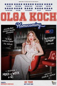 Olga Koch: Homecoming poster background