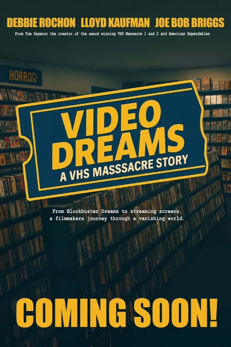 Video Dreams: A VHS Massacre Story poster background