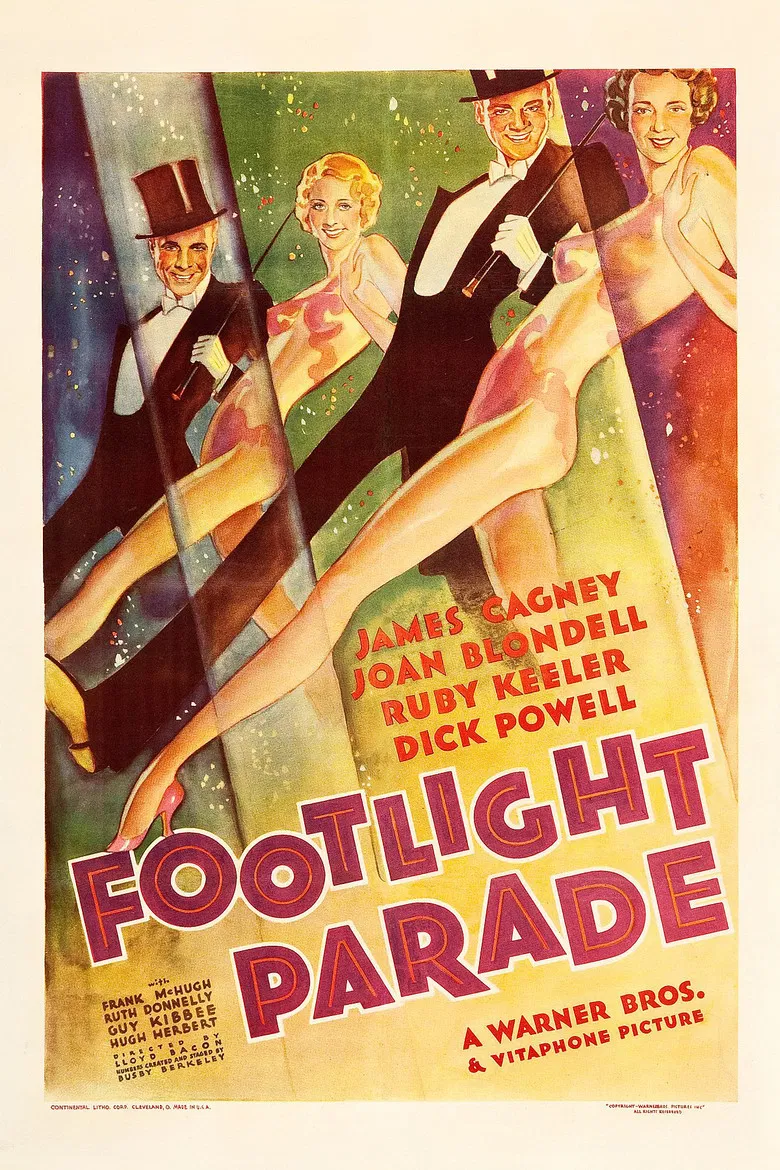 Footlight Parade: Music for the Decades poster background