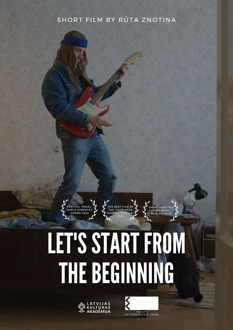 Let's Start From the Beginning poster background