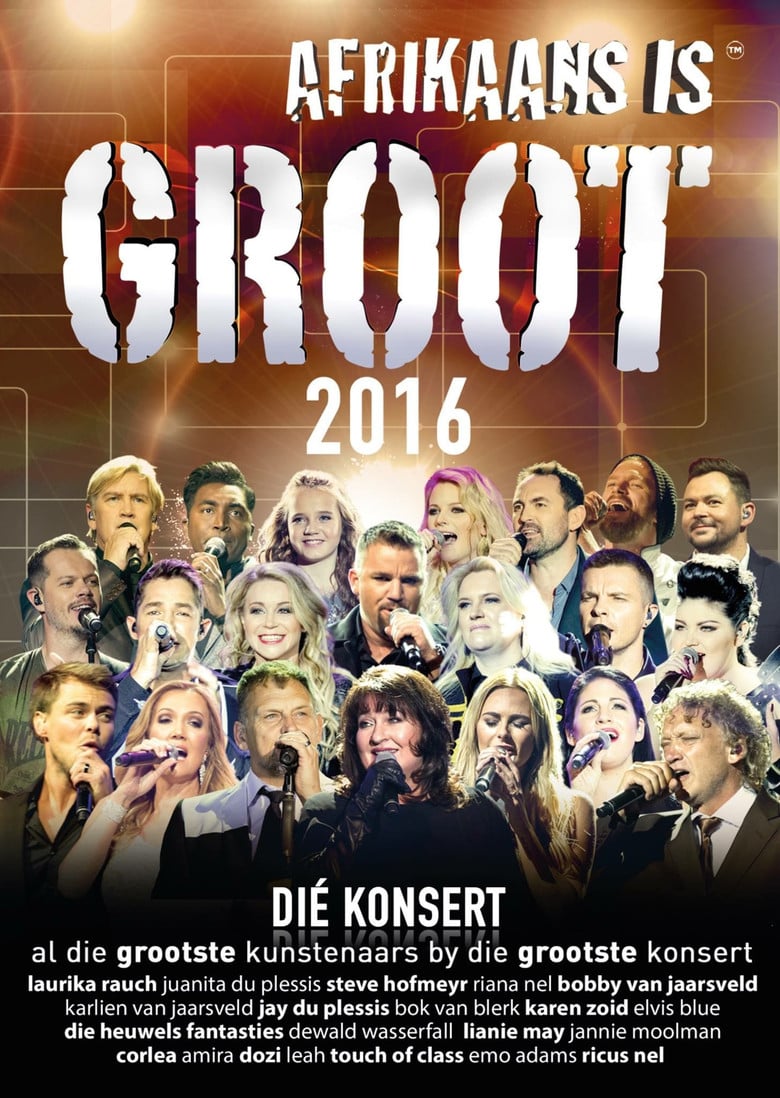 Afrikaans is Groot 2016 poster background