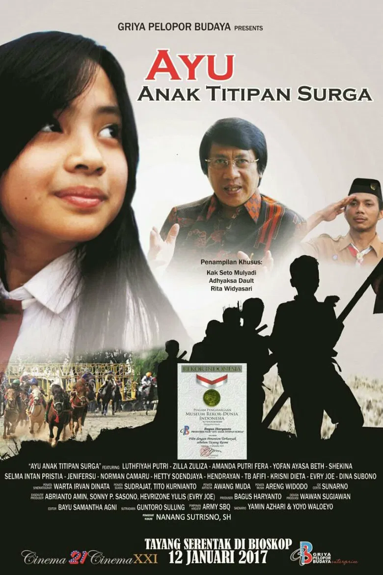Ayu Anak Titipan Surga poster background
