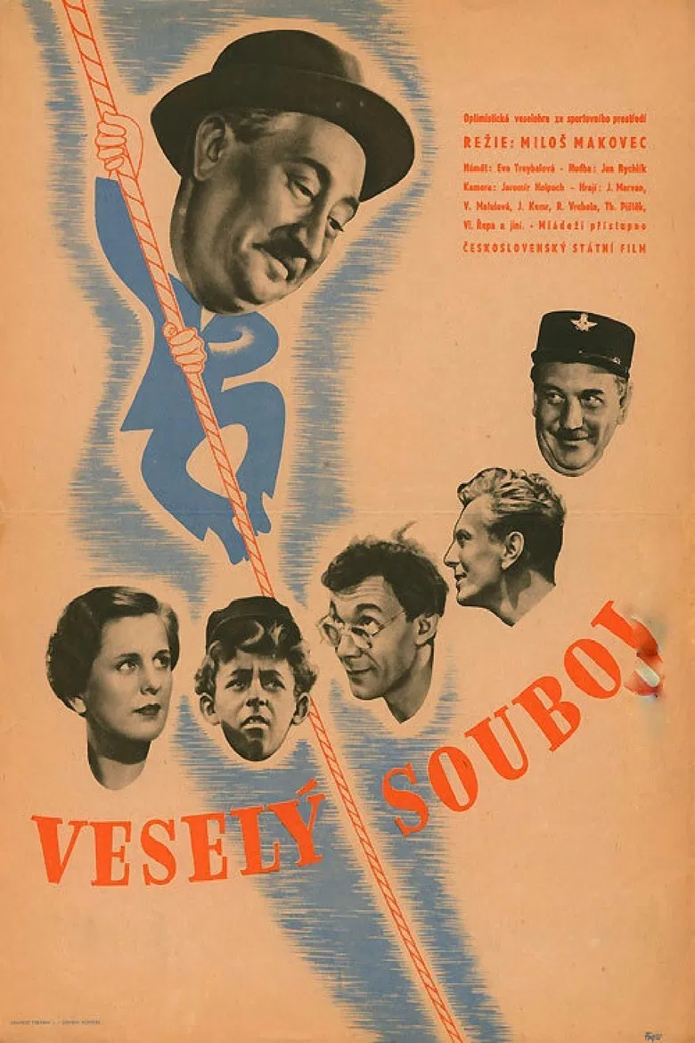 Veselý souboj poster background