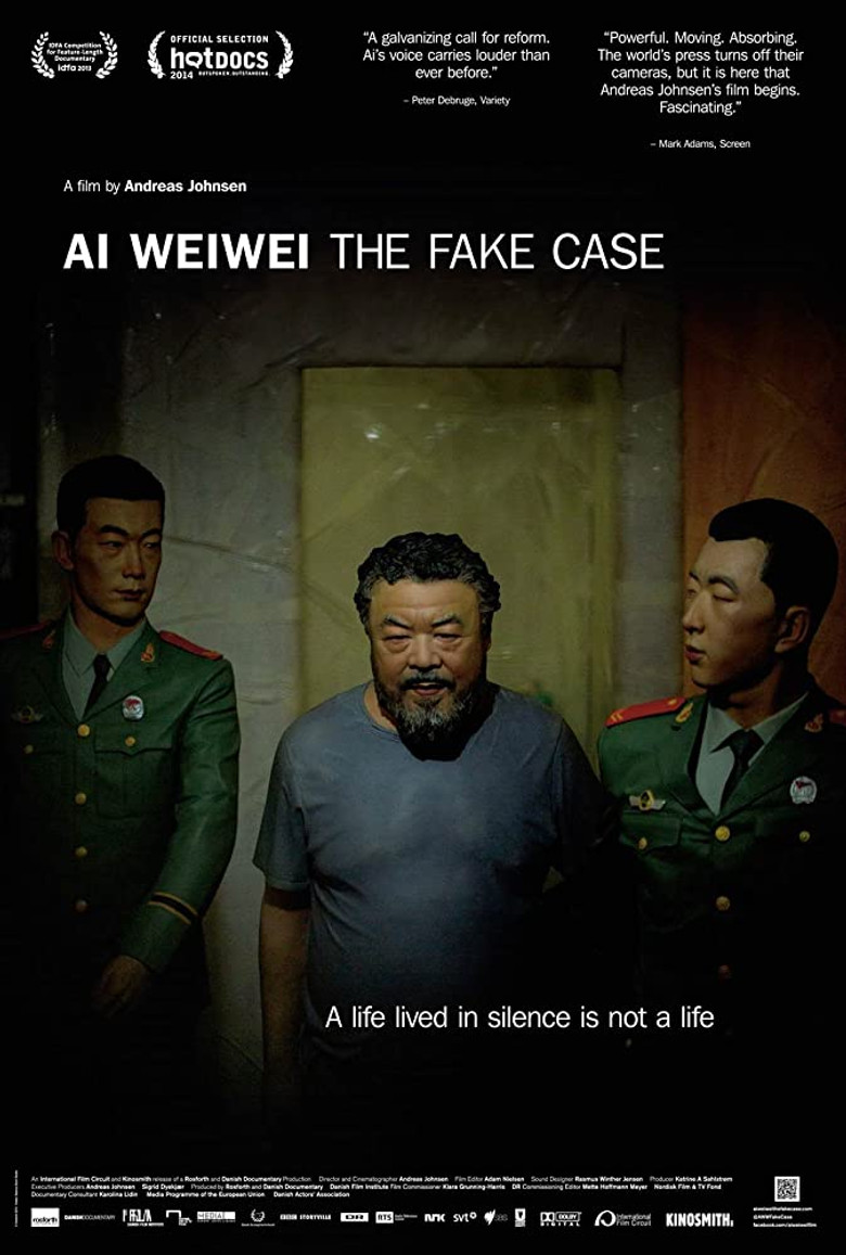 Ai Weiwei: The Fake Case poster background