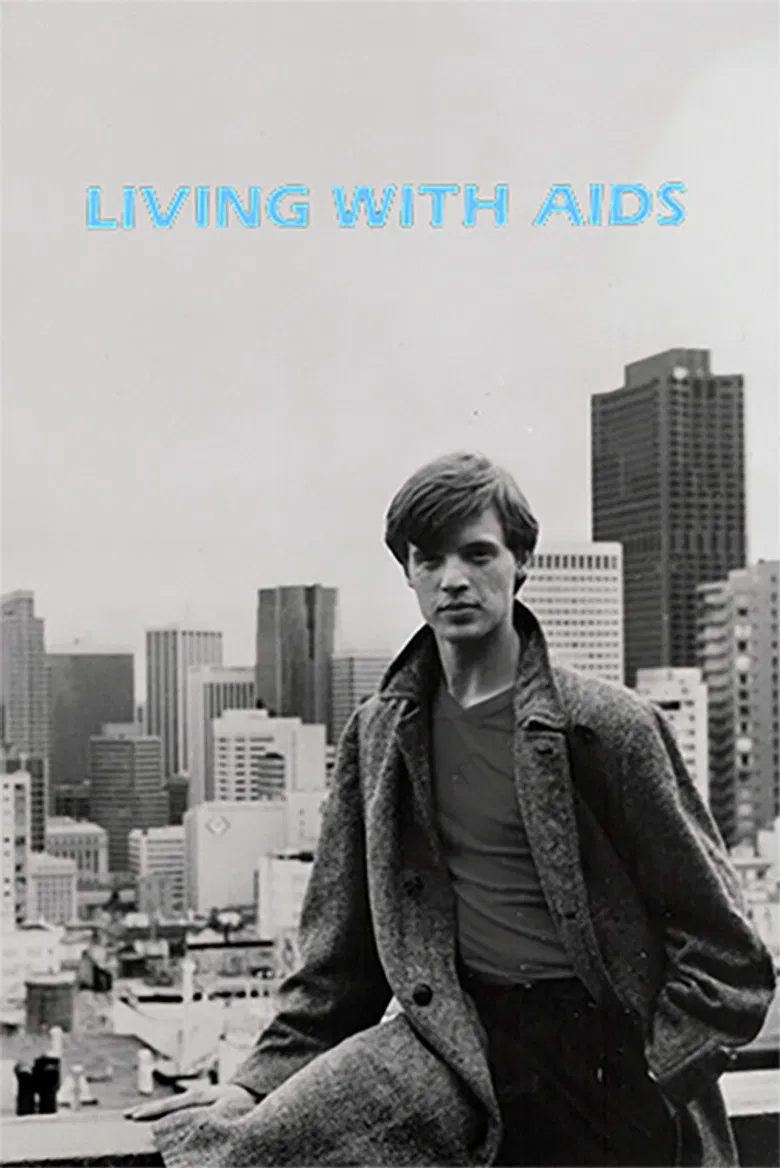 Living with AIDS poster background