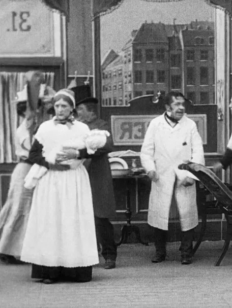 The Barber's Baby's Christening poster background