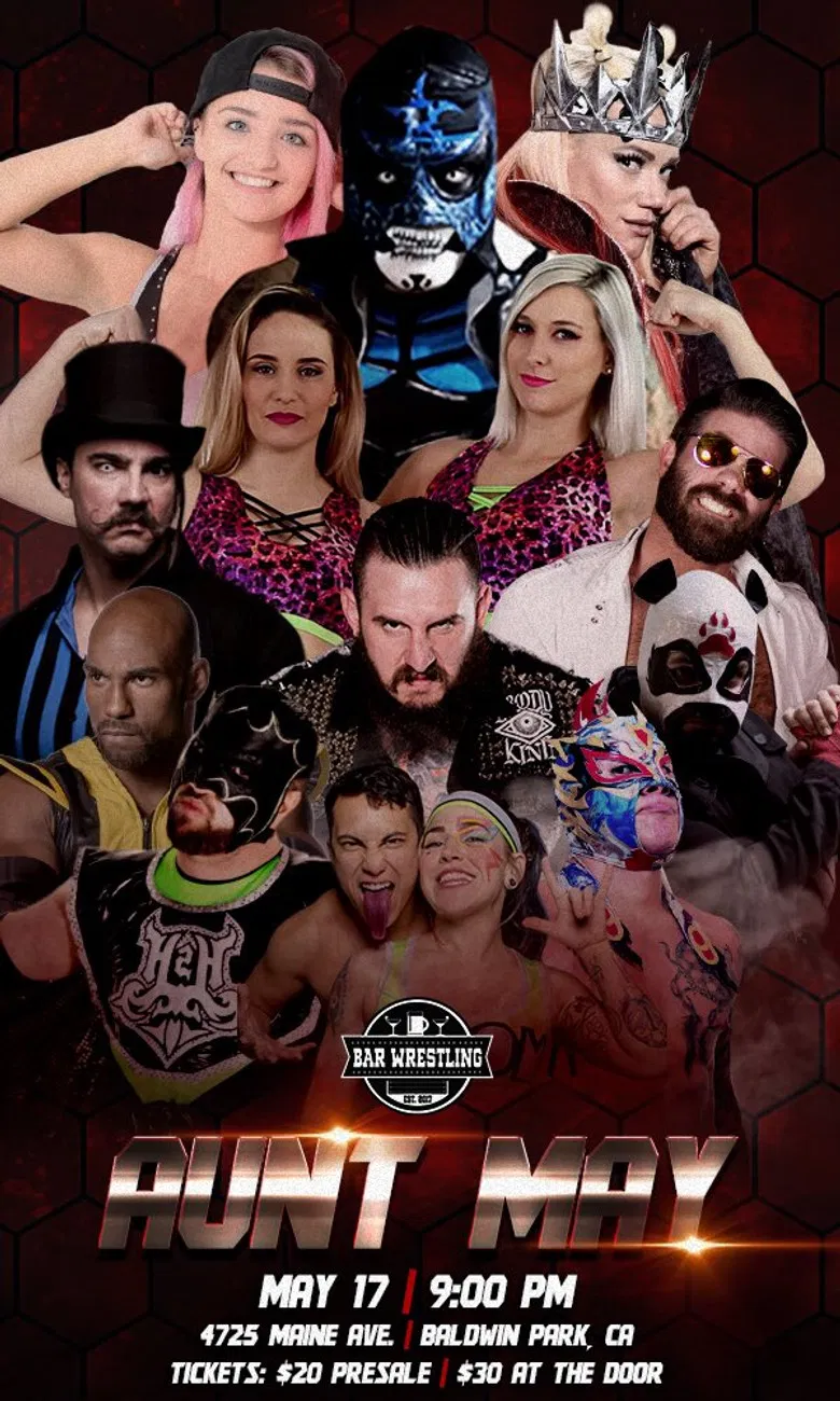 Bar Wrestling 12: Aunt May poster background