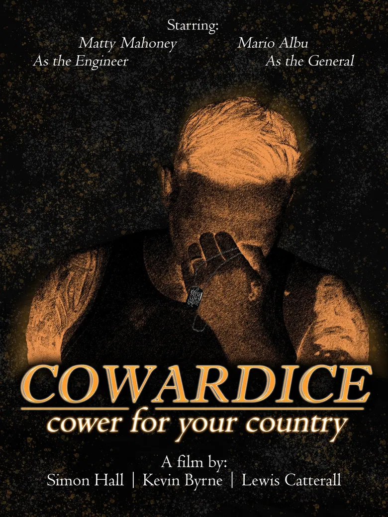 Cowardice poster background