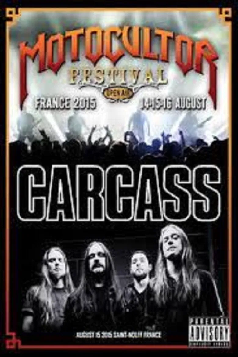 Carcass: Motocultor Festival poster background