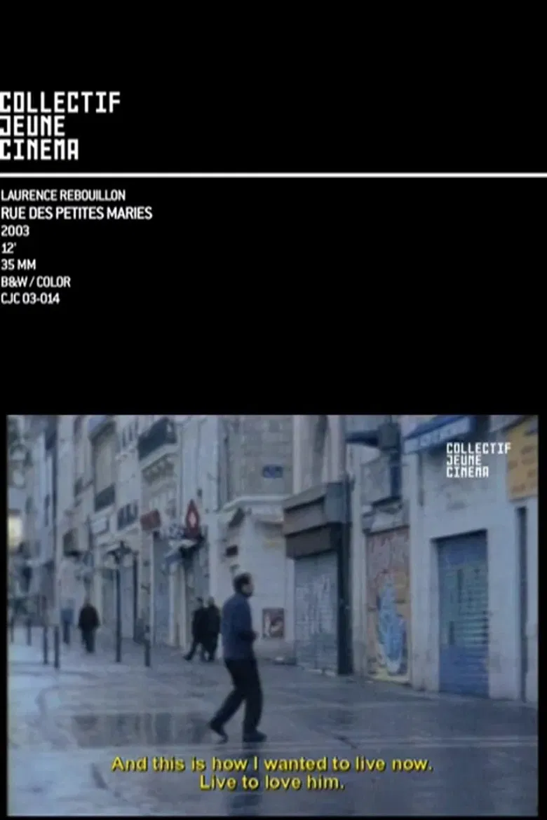 Rue des petites Maries poster background