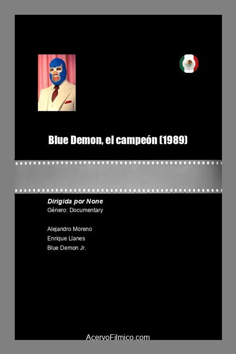 Blue Demon, el campeón poster background