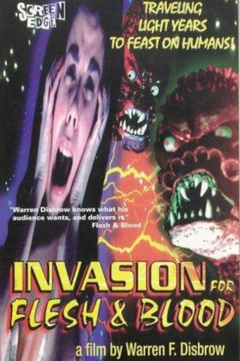 Invasion for Flesh and Blood poster background