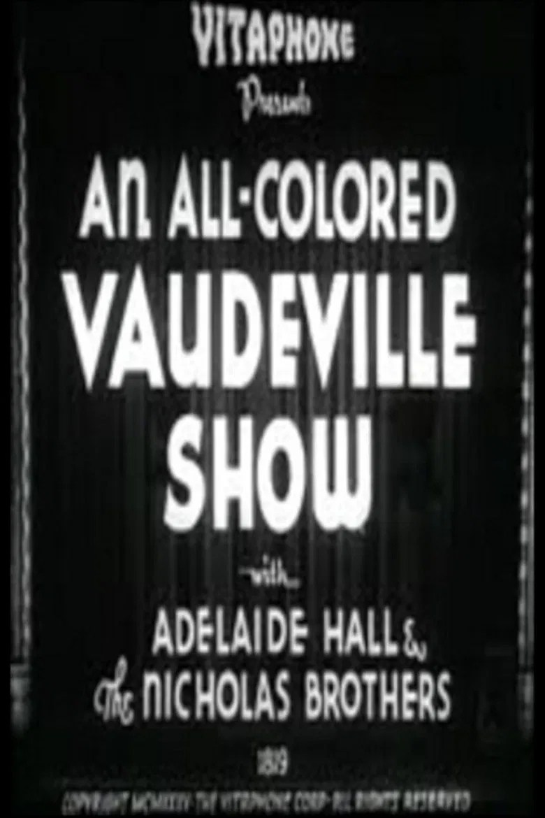 An All-Colored Vaudeville Show poster background