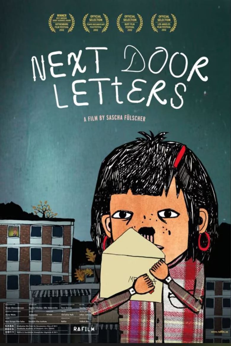 Next Door Letters poster background