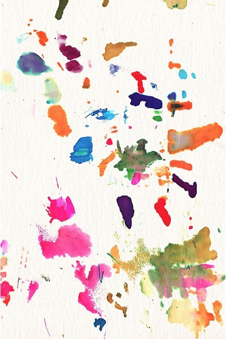 Color Blots poster background