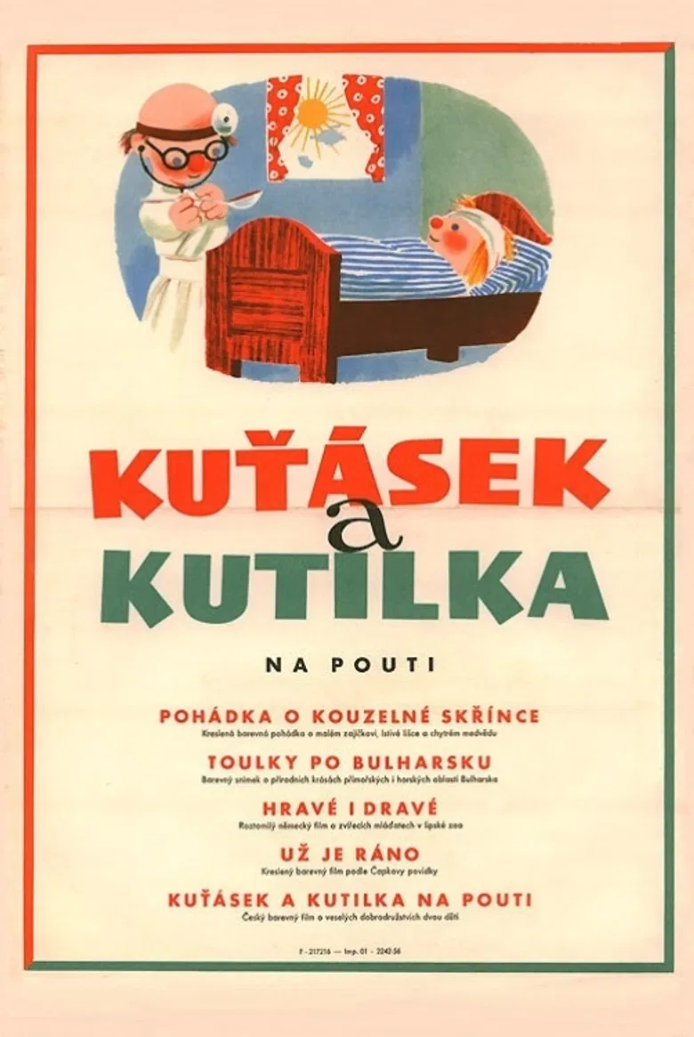 Kuťásek a Kutilka na pouti poster background