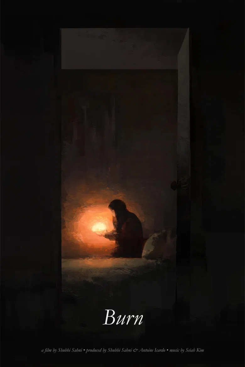 Burn poster background