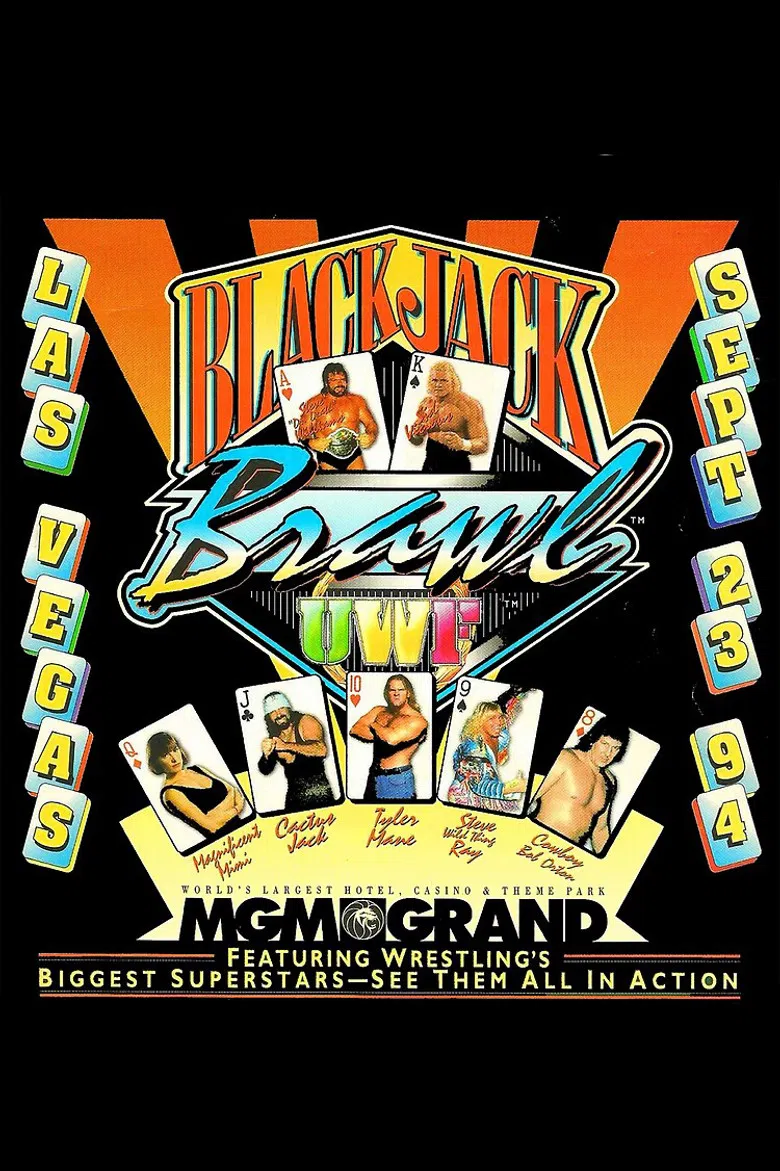 UWF Blackjack Brawl poster background