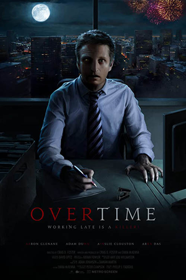 Overtime poster background
