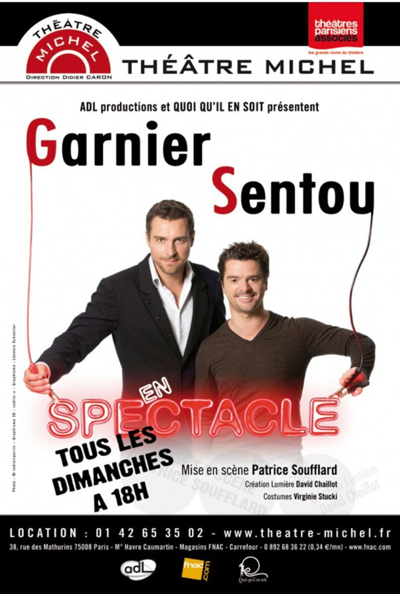 Garnier et Sentou en Spectacle poster background