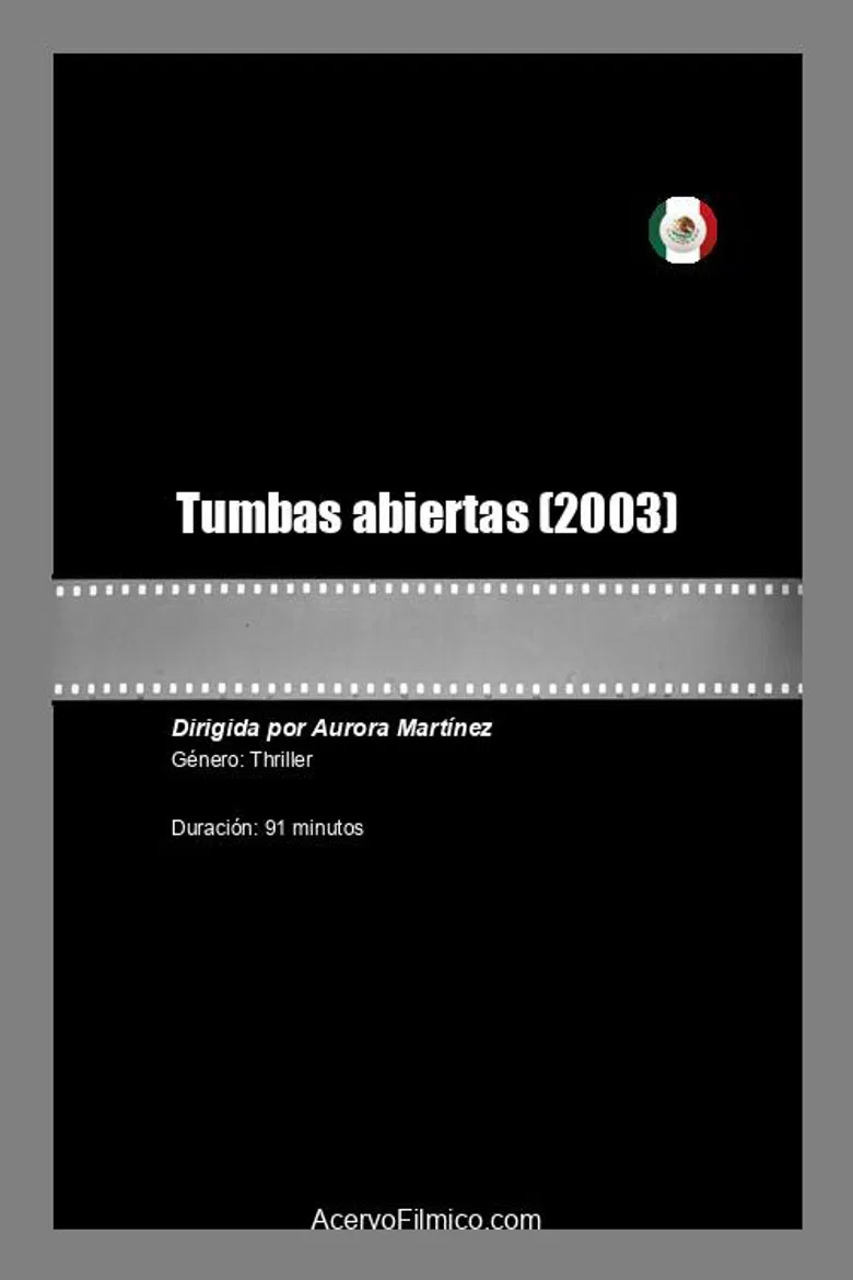 Tumbas abiertas poster background