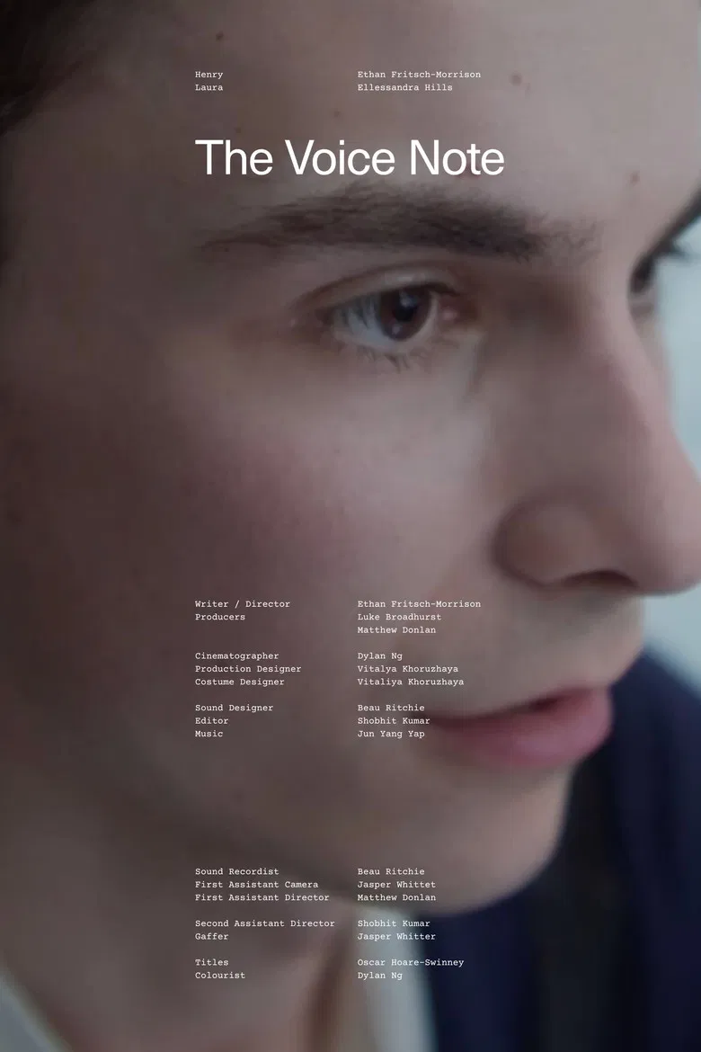 The Voice Note poster background