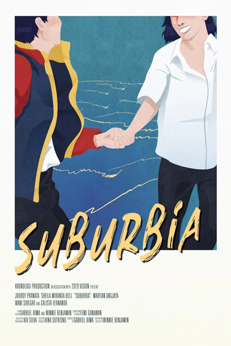 Suburbia poster background