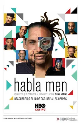 Habla Men poster background