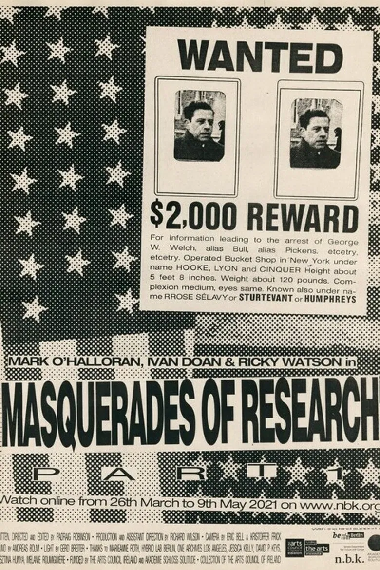 Masquerades of Research: Part I poster background