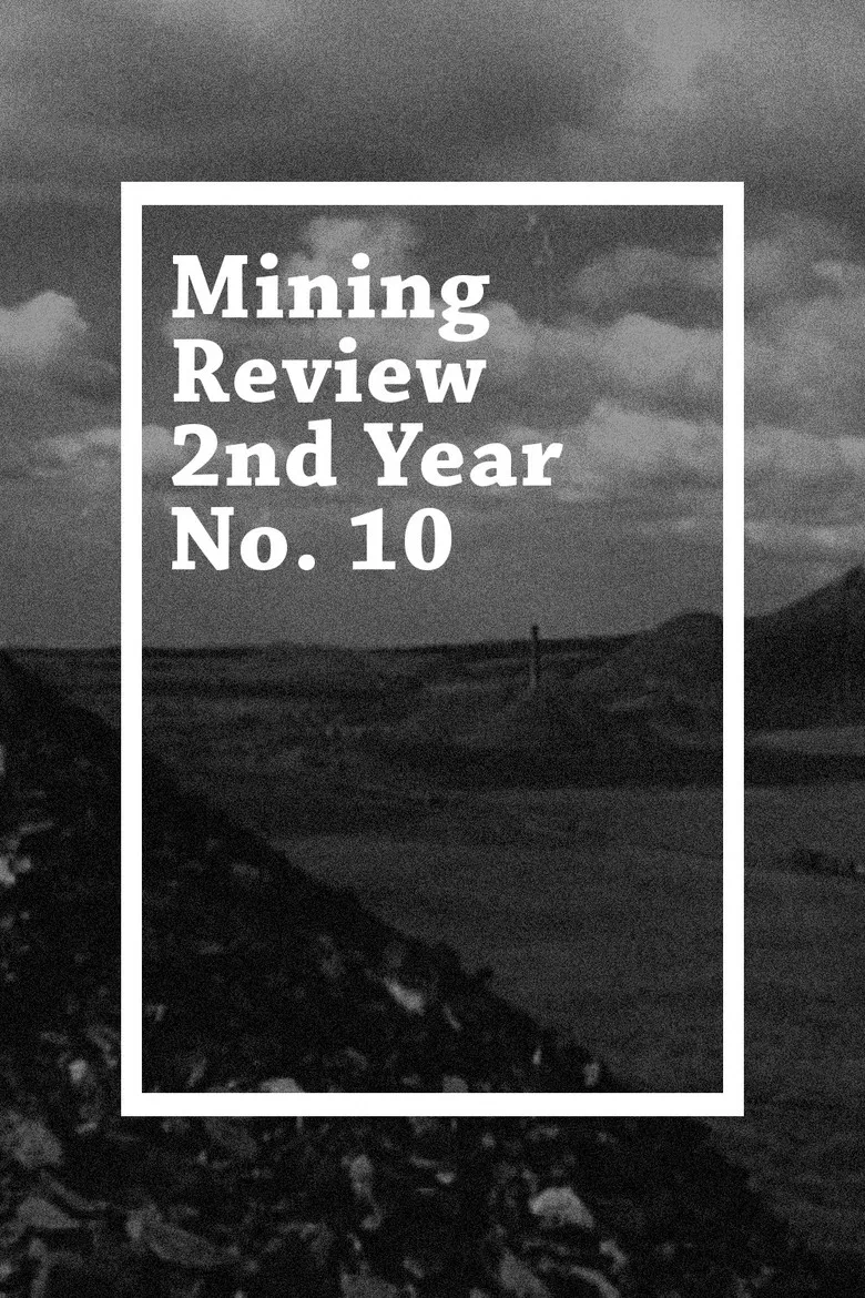 Mining Review 2nd Year No. 10 poster background