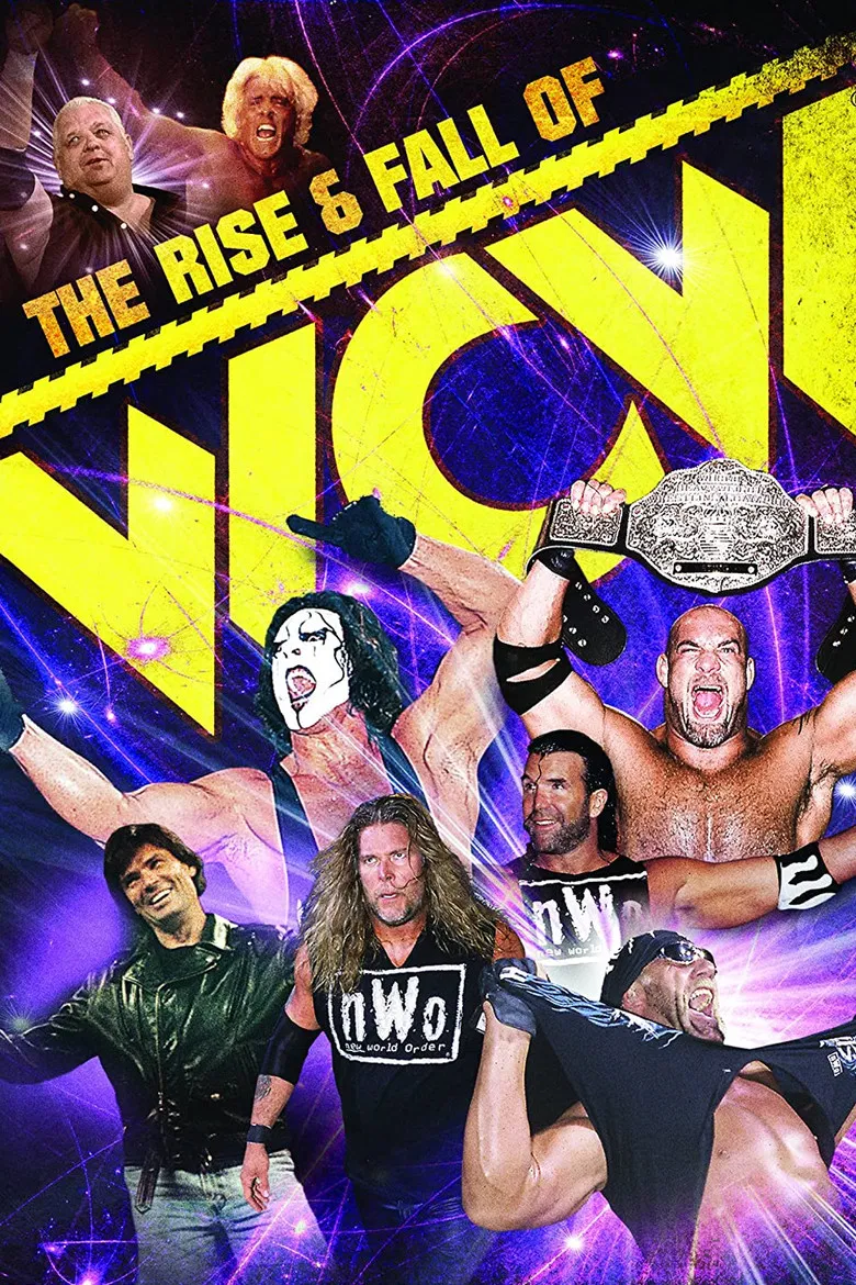 The Rise & Fall of WCW poster background