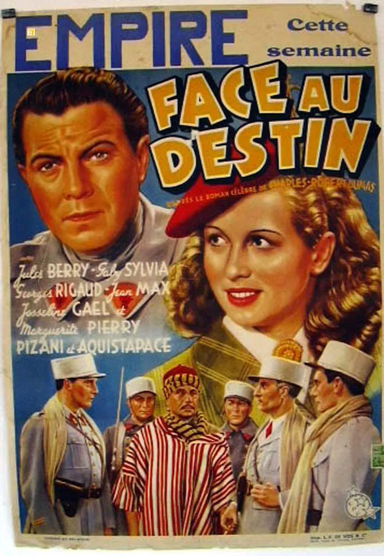 Face au destin poster background