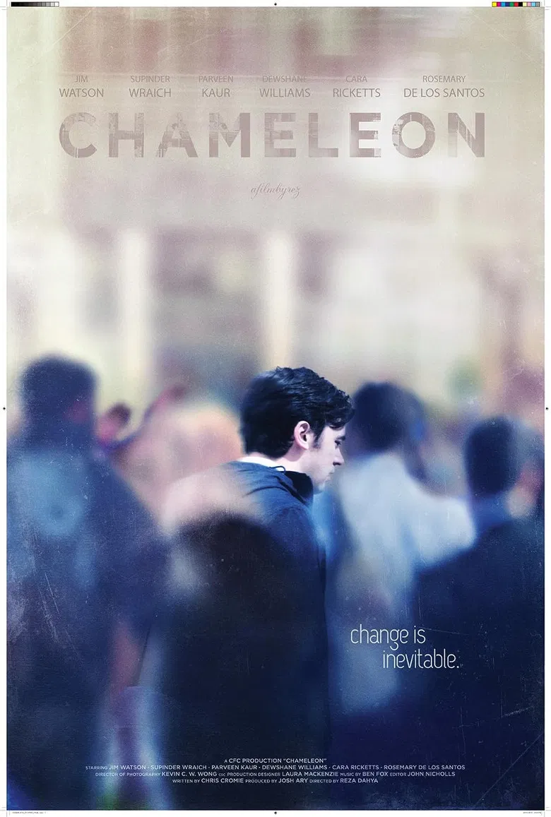 Chameleon poster background