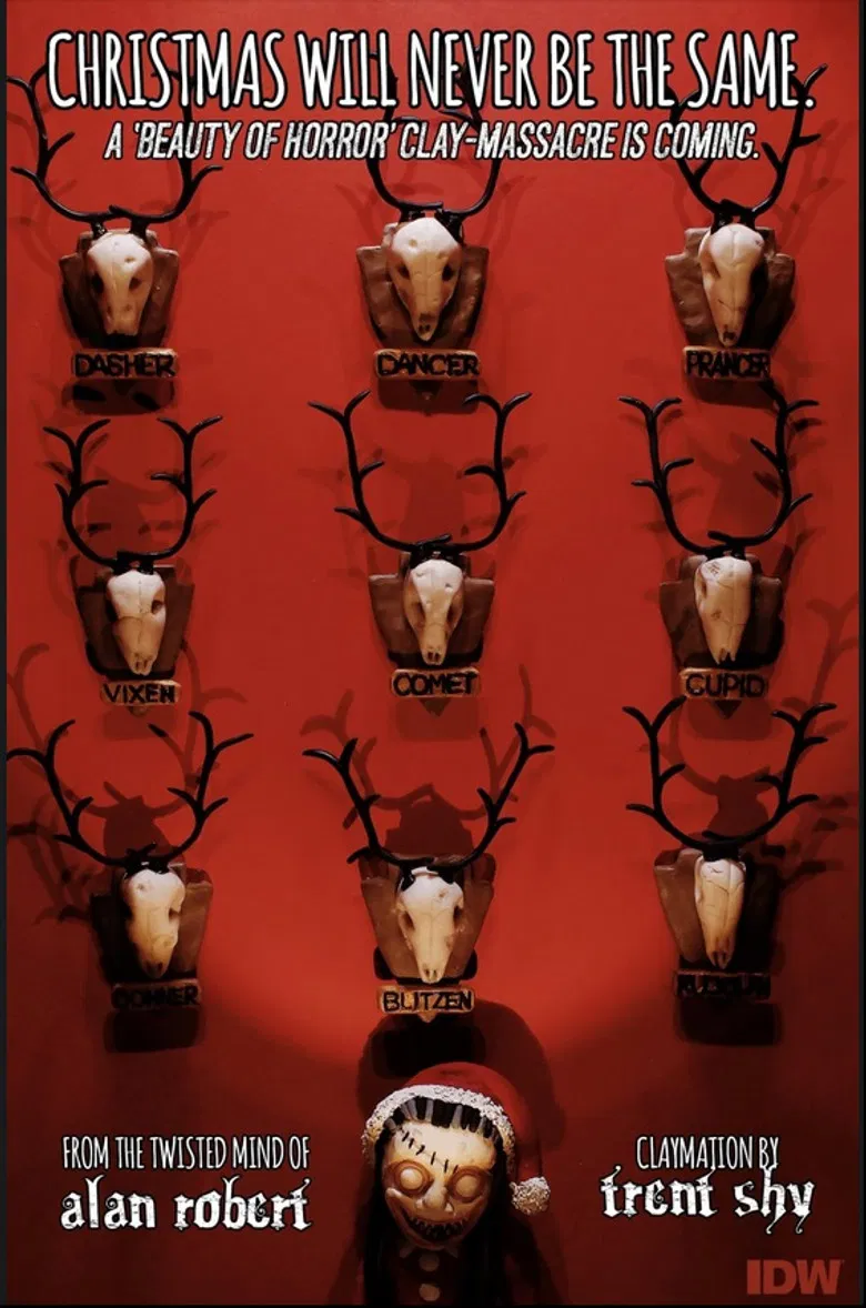 The Night Terror Before Christmas poster background