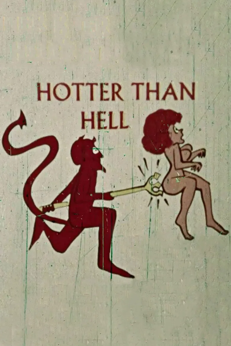 Hotter Than Hell poster background