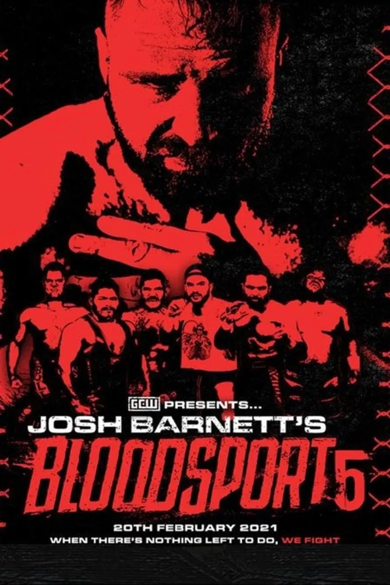 GCW Josh Barnett’s Bloodsport 5 poster background