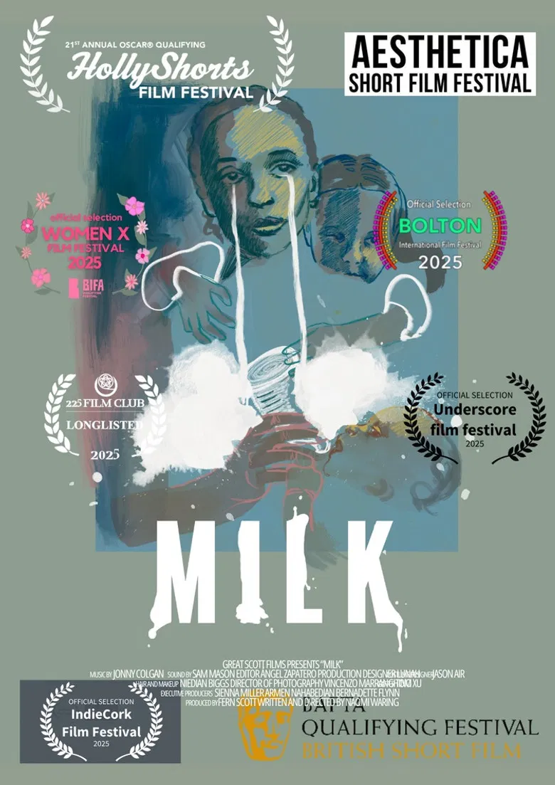 Milk poster background