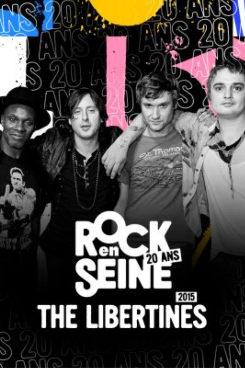The Libertines - Rock en Seine 2015 poster background