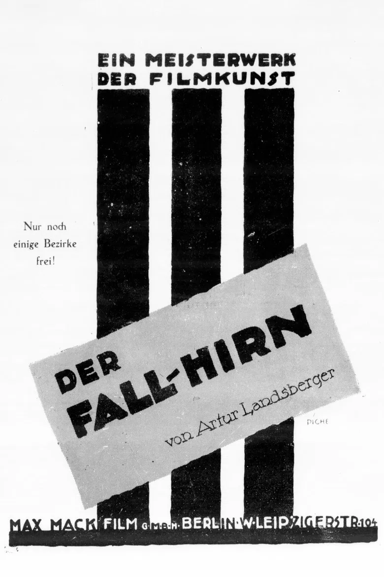 Der Fall Hirn poster background