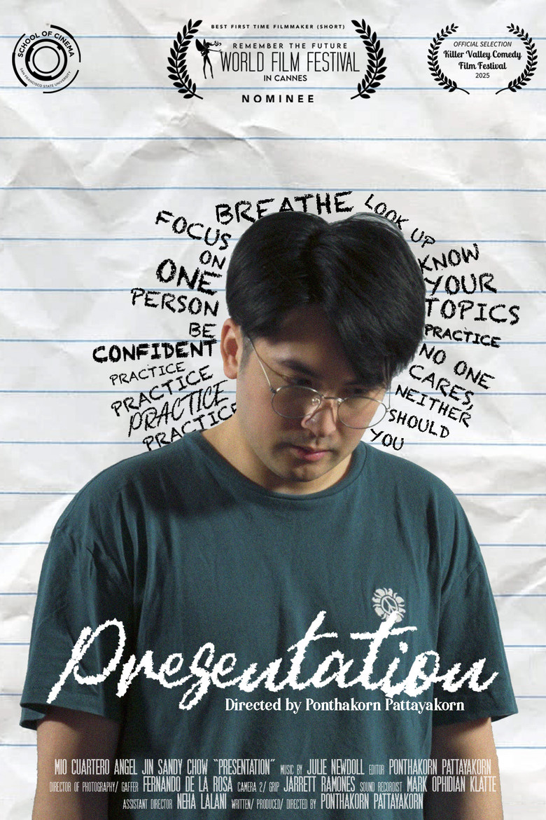 Presentation poster background