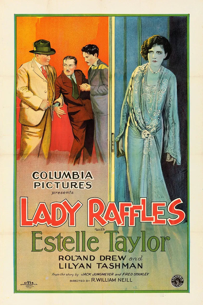 Lady Raffles poster background